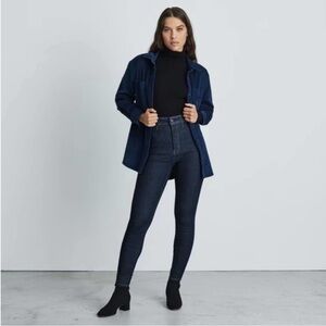 Everlane The Way High Skinny Jeans in Dark Indigo Size 32 New with Tags